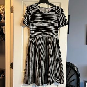 Black and White LuLaRoe Dress